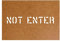 Not Enter Bundeswehr Stencil Ölkarton Lackierschablone 2,5x18cm #15250
