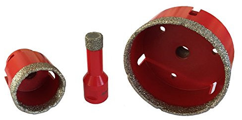 Weischer® - Fliesenbohrer Ø 82 mm | M14 für Winkelschleifer | Diamantbohrer Diamantbohrkrone Glasbohrer | für Keramik, Glas, Granit, Fliesen, Feinsteinzeug