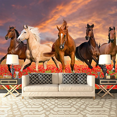 azutura Running Wild Horses Wall Mural Wallpaper available in 8 Sizes Digital