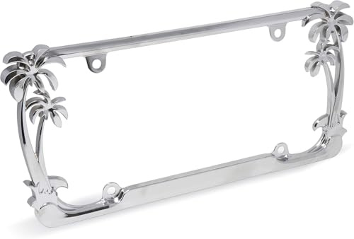 Cruiser Accessories Unique Imports 19003 Palme Kennzeichenrahmen Chrom