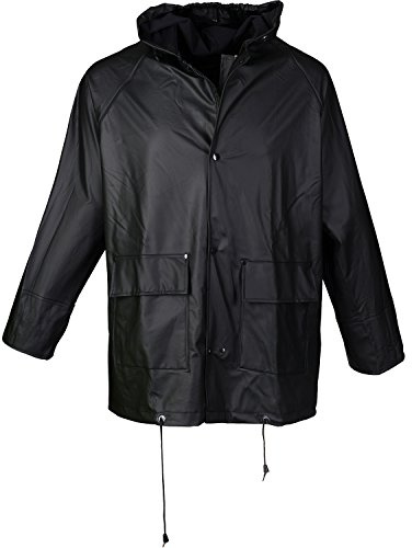 ECWCS Regenjacke in schwarz GEN III, Fleece Futter, M