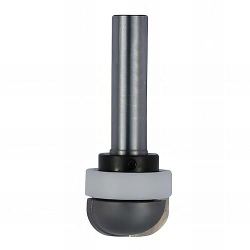 Générique Kehlfräser mit Kugellager aus Teflon – Ø 28,6 mm – Ø Schaft mm 12 – lang Gesamtlänge 73, Länge Nützliche mm.12,7 - Radius mm.10 -