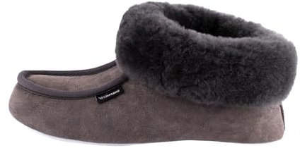 Shepherd Herren Magnus Slipper Hausschuhe, Grau Asphalt 65, 44.5 EU