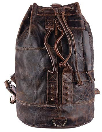 Greenland Nature Classic Rucksack Seesack Leder 50 cm
