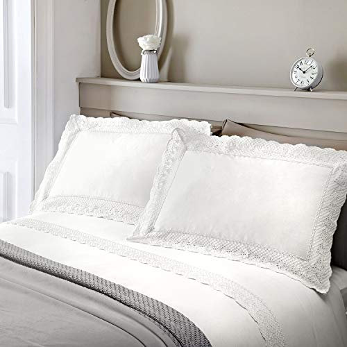 Serene - Renaissance - Easy Care Duvet Cover Set - King, White