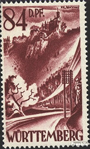 Prophila Collection Franz. Zone-Württemberg 26 gestempelt 1948 Schloss Lichtenstein (Briefmarken für Sammler) Landschaften