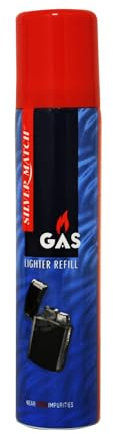 Silver Match Refill Lighter Gas Feuerzeug Gas Feuerzeuggas 90 ml