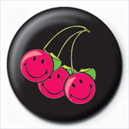 Smiley - Cherries - Ansteck Button Ø2,5 cm