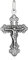NKlaus 925er Sterlingsilber Kreuz Orthodoxe Kruzifix Anhänger Glaubenssymbol 6261 Taufe