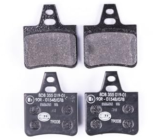 HELLA 8DB 355 019-011 Bremsbeläge - nicht für Verschleißwarnanzeige vorbereitet - T9008 - für u.a. CITROEN