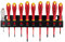 Felo Screwdriver Set XL E-Slim VDE with Tool Holder 10-Piece SL, PH, PZ, Tx