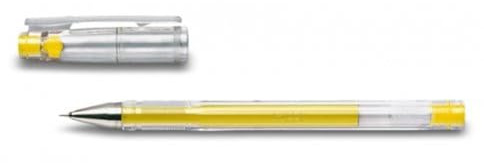 Pilot Pen G - Tec C4 0.4 mm Microtip Rollerball Pen - Yellow