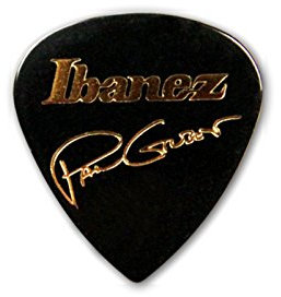Ibanez Plektrum B1000PG-BK,6er-Set Paul Gilbert, schwarz - Plektren Set