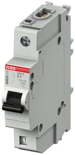 ABB S400E MCB Leitungsschutzschalter Typ B, 1-polig 13A 230V, Abschaltvermögen 6 kA SMISSLINE TP DIN-Schienen-Montage