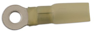 Connect 30231 Yellow Heat Shrink Ring Terminal 5.0mm 25pc