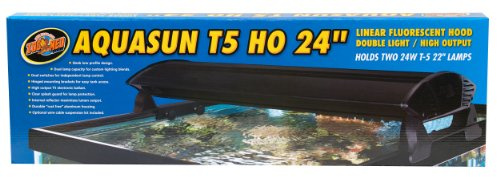 Zoo Med AF2-80E AquaSun T5 80 cm Aufsatzleuchte für 2 x 24 W Leuchten - ohne Leuchtmittel