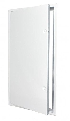 Revisionstür 40 x 100 cm weiß (bxh) mit Vierkantverschluss incl. Schlüssel