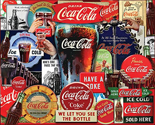 Springbok Puzzle Coca-Cola-Werbung aus Mehreren Jahrzehnten (1000 Teile)
