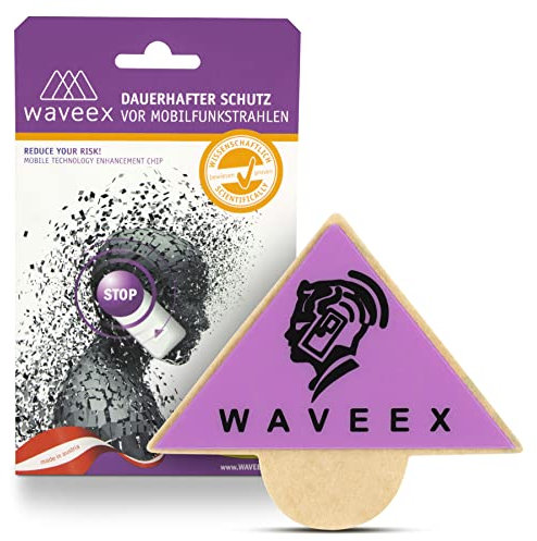 WAVEEX 1 STK. Schutzaufkleber gegen Strahlung – für Handy, Smartphone, Tablet, Laptop, Babyphone, WLAN-Router sowie DECT-Telefon – Strahlenschutz Handy Aufkleber – leicht anzubringen