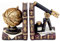 Bellaa 26355 Astronomie Buchstützen Galileo Raum und Zeit Buchstützen