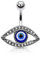 Tapsi´s Coolbodyart® Bauchnabelpiercing Edelstahl Chirurgenstahl 316L Zirkonia Anhänger Nazar Amulett