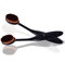 2 pinceaux de maquillage X Boolavard ovale cosmétiques maquillage Pro fard à joues poudre pour le visage brosse courbe Fondation brosse