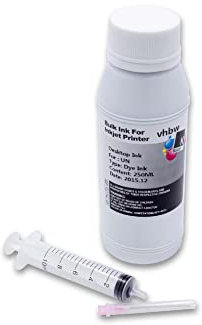 vhbw Nachfülltinte kompatibel mit Canon Pixma G4510, G1501, G1510, G2501, G2510, G3501, G3510 Drucker - Refilltinte Dye Schwarz, 250ml