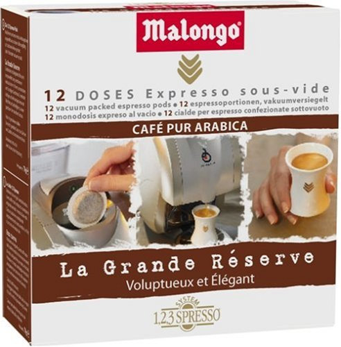 Malongo - Café - Dose Grande Réserve x 12 - Pour Machine Oh Expresso! - Lot de 4