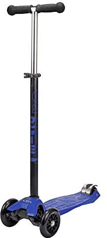 MICRO Kinderroller Maxi Kickboard Blau mit T-Lenker