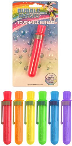 6er Pack Berührbare Seifenblasen Kinder Geschenk Partytüte