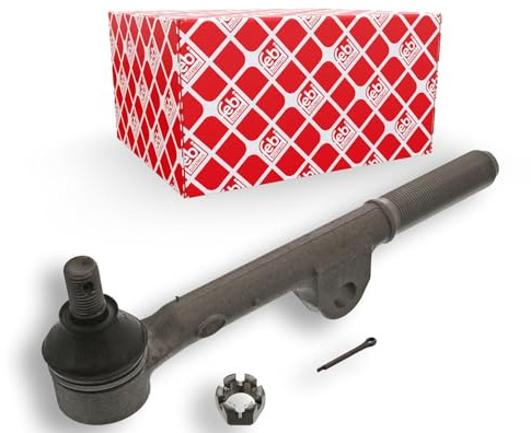febi bilstein 43264 Spurstangenendstück mit Kronenmutter und Splint, 1 Stück | Kompatibel mit: TOYOTA HILUX V Pick-up, VW TARO