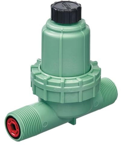 Orbit Confezione da 2 filtri per irrigazione a goccia 2 in 1 e regolatore di pressione da 30 PSI, valvola di microirrigazione, riduttore di flusso d'acqua
