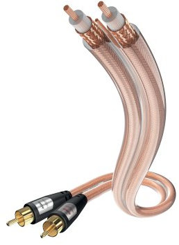 inakustik – 0030415 – Star Stereo Audiokabel | Hochwertiges Stereo Audiokabel mit 6,0mm Kabeldurchmesser | 5,0m | Dichtes Abschirmgeflecht gegen äußere Störeinflüsse - vergoldete Kontakte