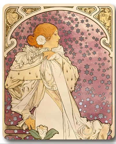 1art1 Alphonse Mucha Sarah Bernhardt, Die Kamelien-Dame, 1896 Mauspad 23x19 cm