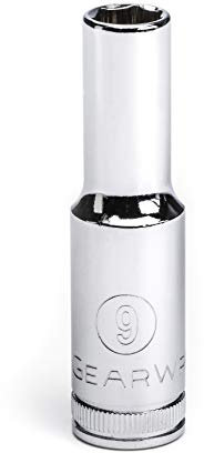 GEARWRENCH 80391 Douille métrique profonde à 6 pans 9 mm Noir