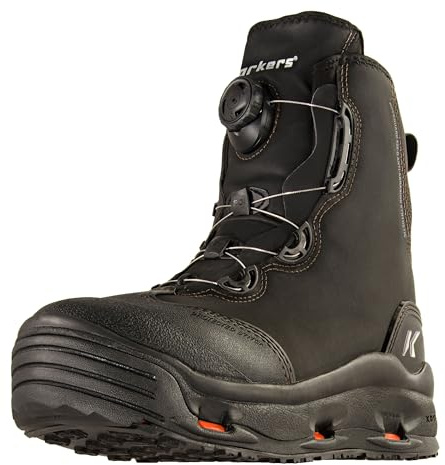 Korkers Devil's Canyon Wading Boots - Athletic and Glove-Like Fit - Includes Interchangeable Felt and Kling-On Soles - Size 14