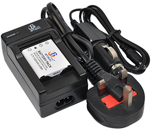 Batterie+Chargeur pour Nikon EN-EL10 ENEL10 Coolpix S200 S203 S210 S220 S230 S3000, S4000 S500 S510 S520 S570 S60 S600 S700 S5100 S80 Appareil Photo