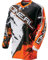 O'NEAL | Motocross-Jersey | MX Enduro | Gepolsterter Ellbogenschutz, V-Ausschnitt, atmungsaktiv | Element Jersey Shocker | Erwachsene | Schwarz Weiß | Größe M