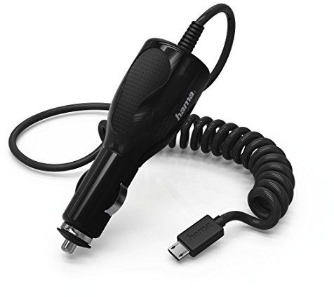 Hama Charging Cable - Netzteil - Pkw - für HTC 7, Desire HD, Desire Z; Samsung Galaxy 3 GT-I5800, 5 GT-I5500; GT C3300, S5250, S5260