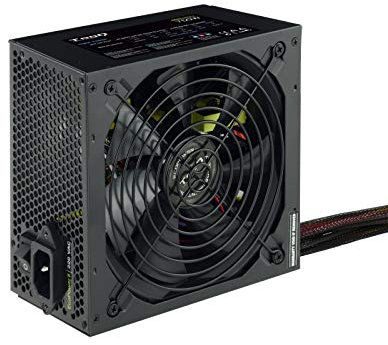 Tooq TQEP-750SP - Fuente de Alimentación Ecopower II de 750W con PFC Pasivo, Ventilador silencioso de 120mm con control automático de velocidad