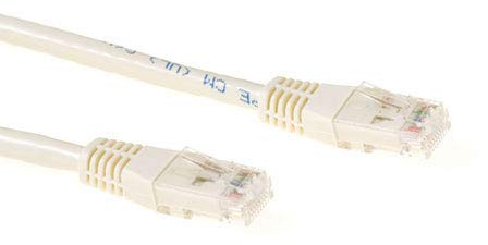 ACT CAT6A U/UTP Ivory 2.00M