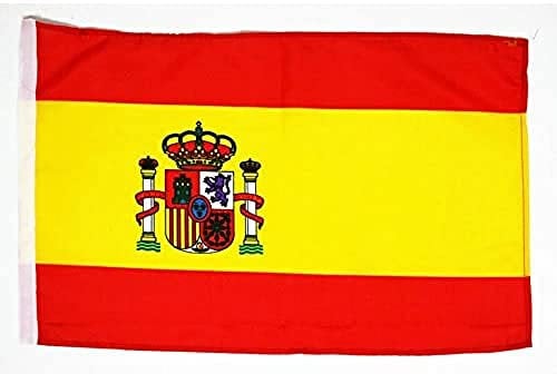 AZ FLAG Bandiera Spagna 45x30cm - Bandiera Spagnola 30 x 45 cm con Foro