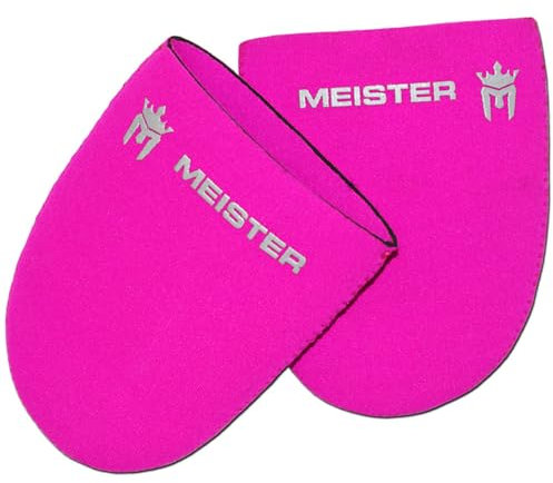 Meister 2.5 mm Thermal Neoprene Toe Warmer Booties for Cycling, Running, Hiking & Ice Baths (Pair) - Pink