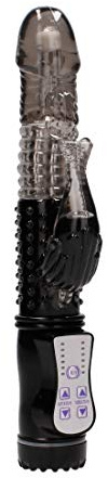 GC by Shots - Dolphin Vibrator - Schwarz - 10,7 cm einführbare Länge, 1 Stück