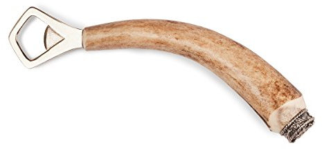 Thüringer Hirschhornverarbeitung Flaschenöffner/Kapselheber in Hirschfänger-Optik - F001/EICHLAUB -