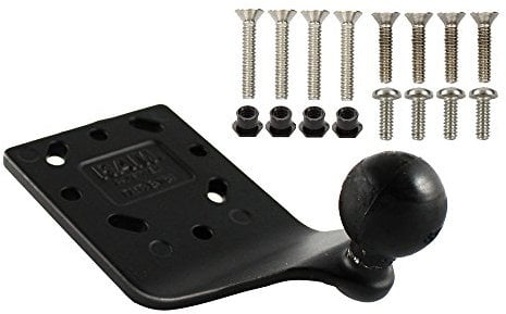 RAM-MOUNT -RAM-B-125B-G1 - Yoke Base Plate with 1 Ball and Mounting Hardware