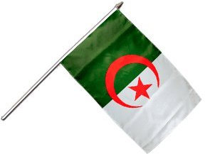 Digni® Drapeau Algerie sur hampe