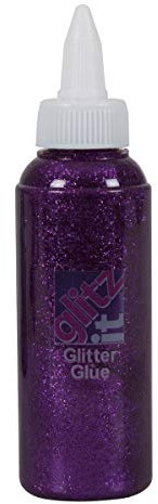 Glitz It! 120 ML de Colle pailletée, Violet Foncé