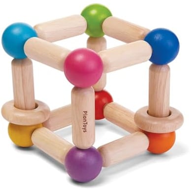 Plan Toys PlanToys 5245 Square clut Ching Baby Toy by