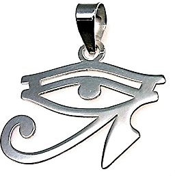 Inmaculada Romero IR 925m Silber Anhänger Amulett Talisman 23mm Gesetz. Unisex alle sehende Auge horus Entwurf